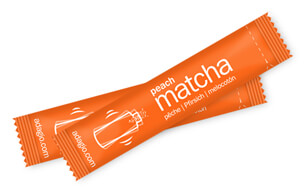 matcha sticks peach